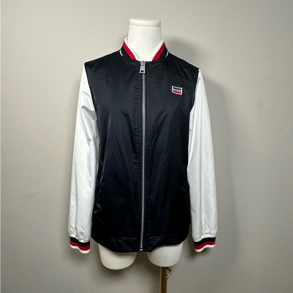 Levi’s Two-Tone Varsity Bomber Jacket – Women’s Small